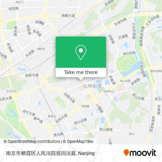南京市栖霞区人民法院巡回法庭 map