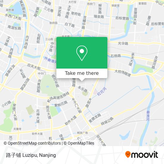 路子铺 Luzipu map