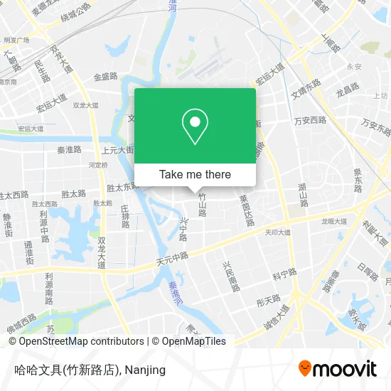 哈哈文具(竹新路店) map