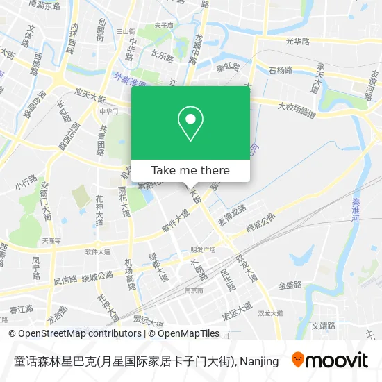童话森林星巴克(月星国际家居卡子门大街) map
