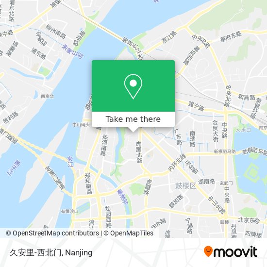 久安里-西北门 map