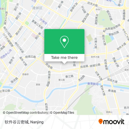 软件谷云密城 map