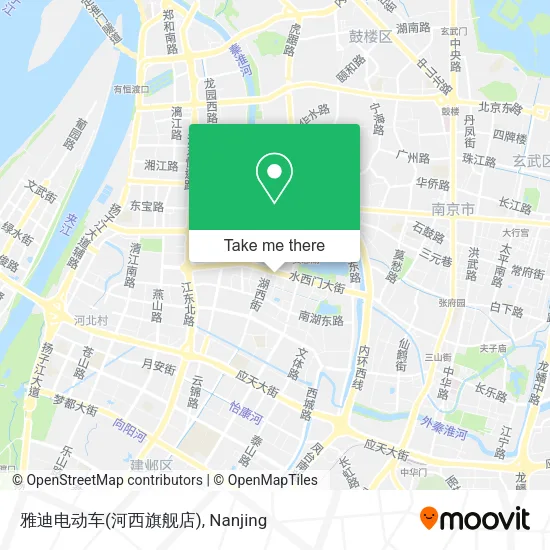 雅迪电动车(河西旗舰店) map