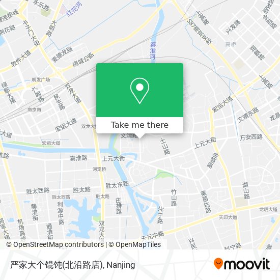 严家大个馄饨(北沿路店) map