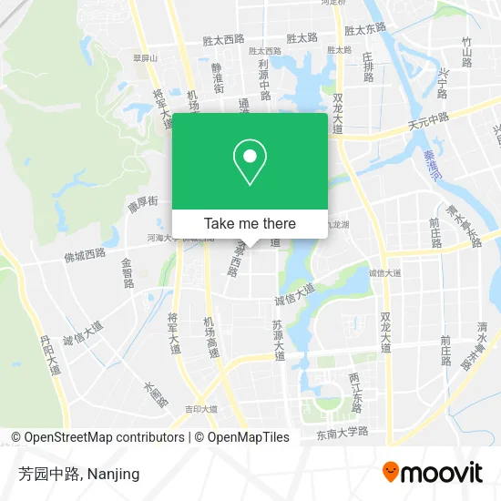 芳园中路 map