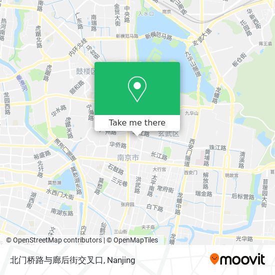 北门桥路与廊后街交叉口 map