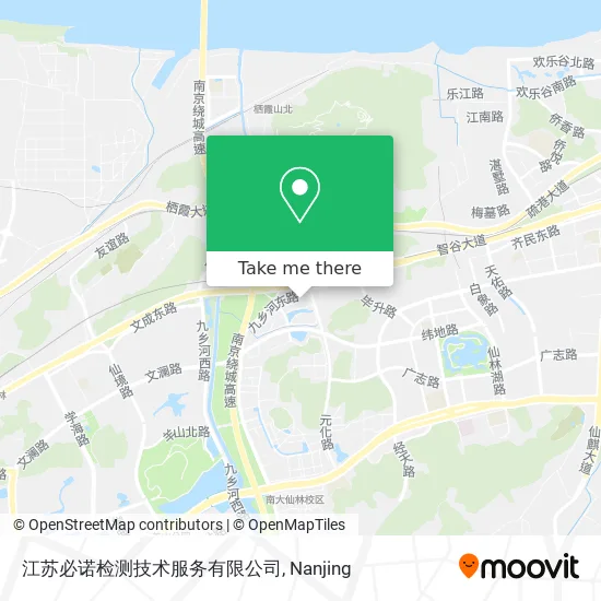 江苏必诺检测技术服务有限公司 map