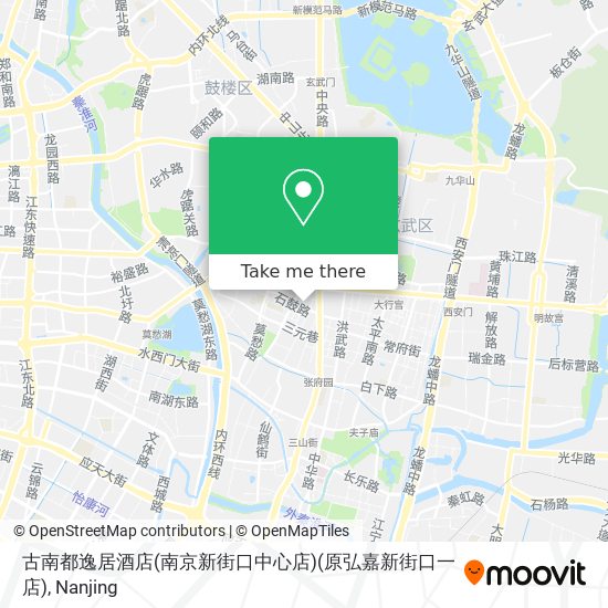 古南都逸居酒店(南京新街口中心店)(原弘嘉新街口一店) map