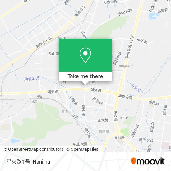 星火路1号 map