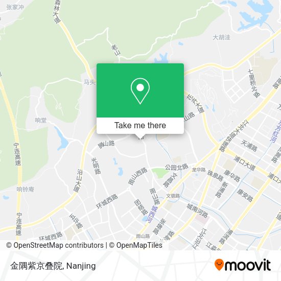 金隅紫京叠院 map