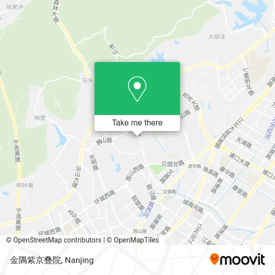 金隅紫京叠院 map