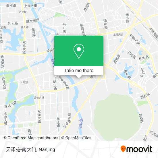 天泽苑-南大门 map