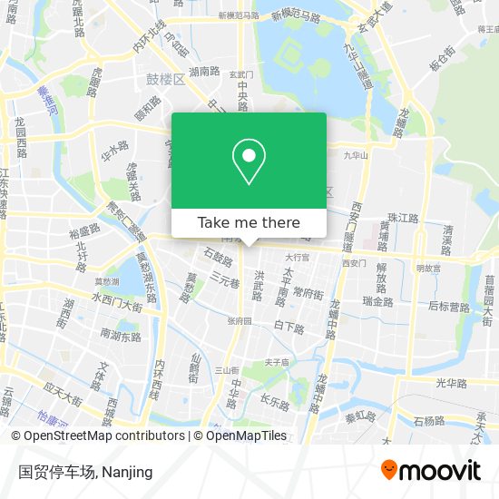 国贸停车场 map