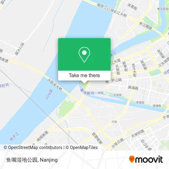 鱼嘴湿地公园 map