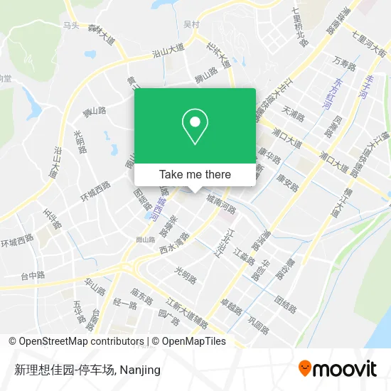 新理想佳园-停车场 map