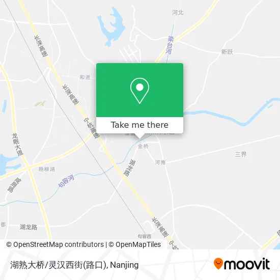 湖熟大桥/灵汉西街(路口) map