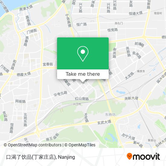 口渴了饮品(丁家庄店) map