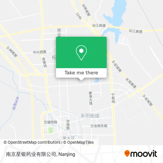 南京星银药业有限公司 map
