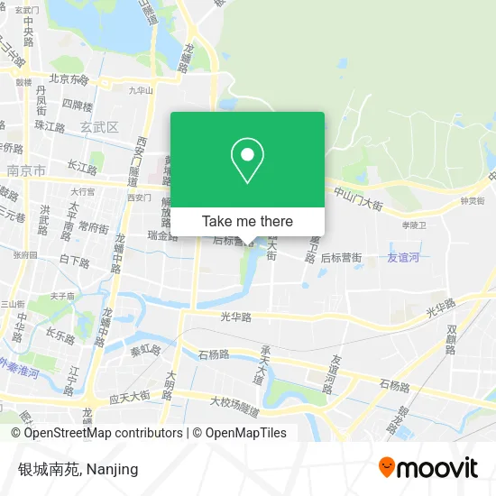 银城南苑 map