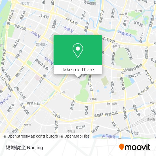 银城物业 map
