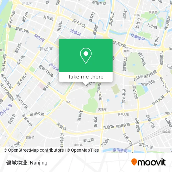 银城物业 map