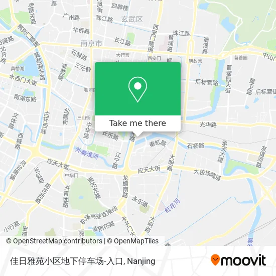 佳日雅苑小区地下停车场-入口 map