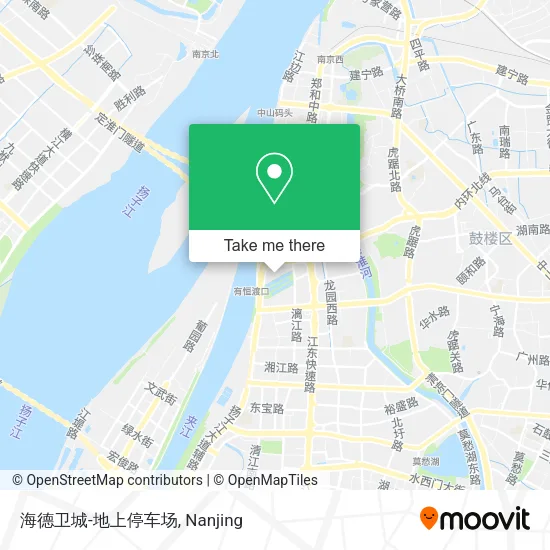 海德卫城-地上停车场 map