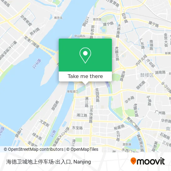 海德卫城地上停车场-出入口 map