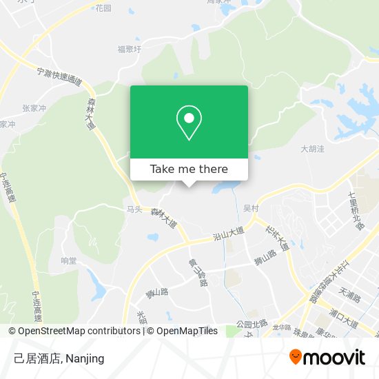 己居酒店 map