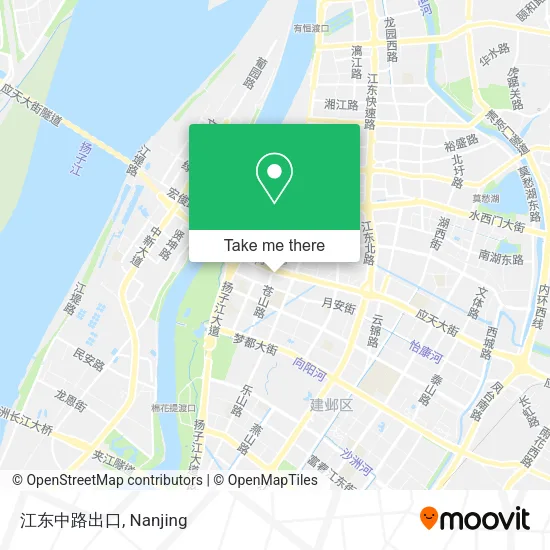 江东中路出口 map