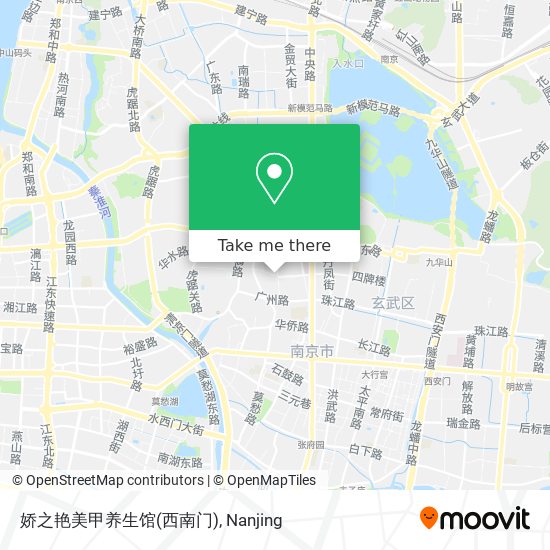 娇之艳美甲养生馆(西南门) map