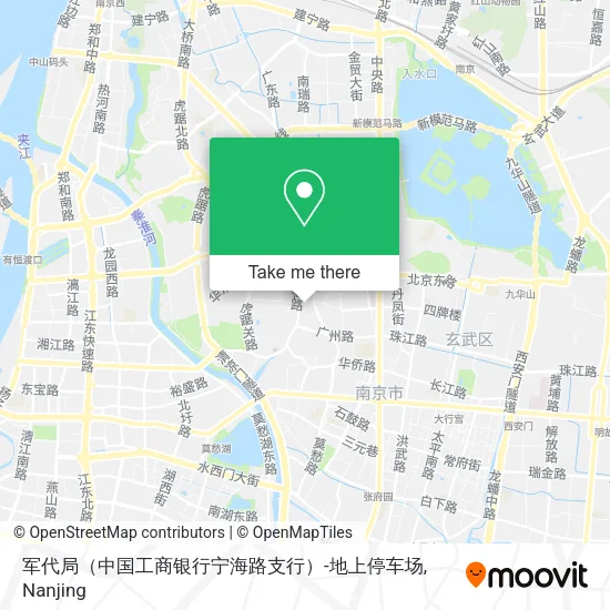 军代局（中国工商银行宁海路支行）-地上停车场 map