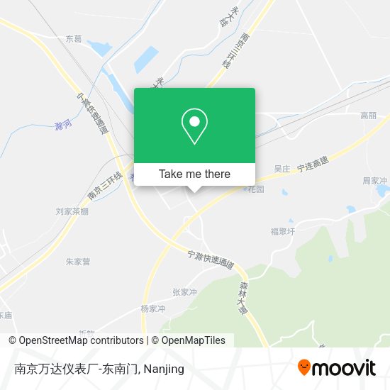 南京万达仪表厂-东南门 map