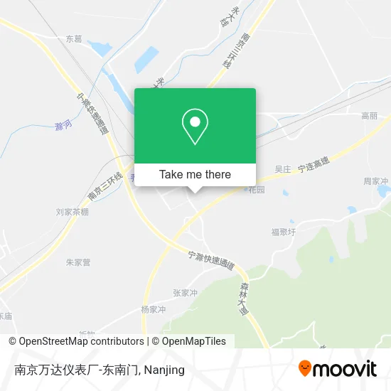 南京万达仪表厂-东南门 map