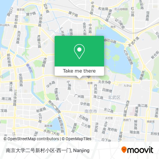 南京大学二号新村小区-西一门 map