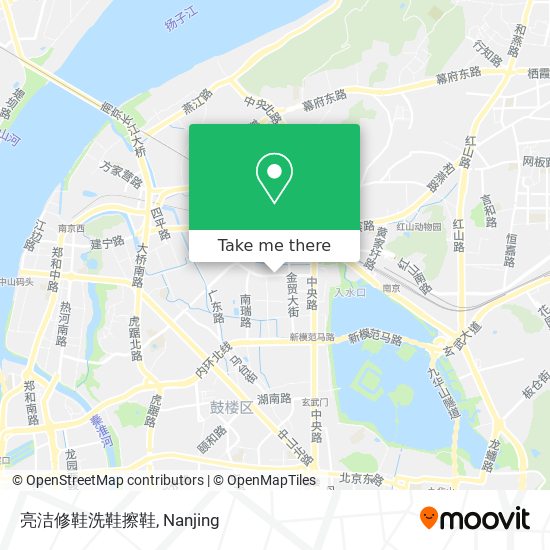 亮洁修鞋洗鞋擦鞋 map