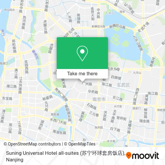 Suning Universal Hotel all-suites (苏宁环球套房饭店) map
