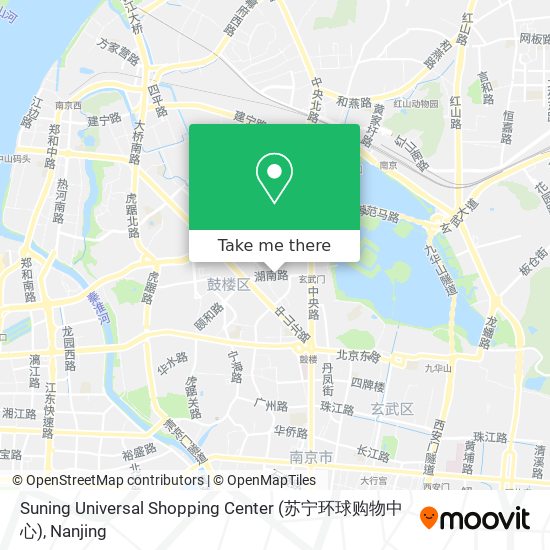 Suning Universal Shopping Center (苏宁环球购物中心) map