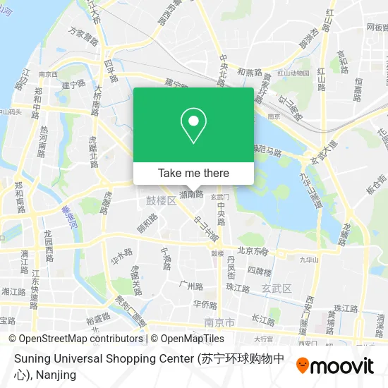 Suning Universal Shopping Center (苏宁环球购物中心) map