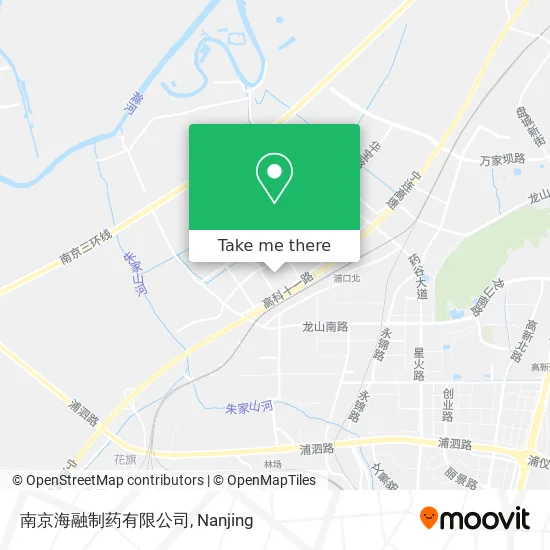 南京海融制药有限公司 map