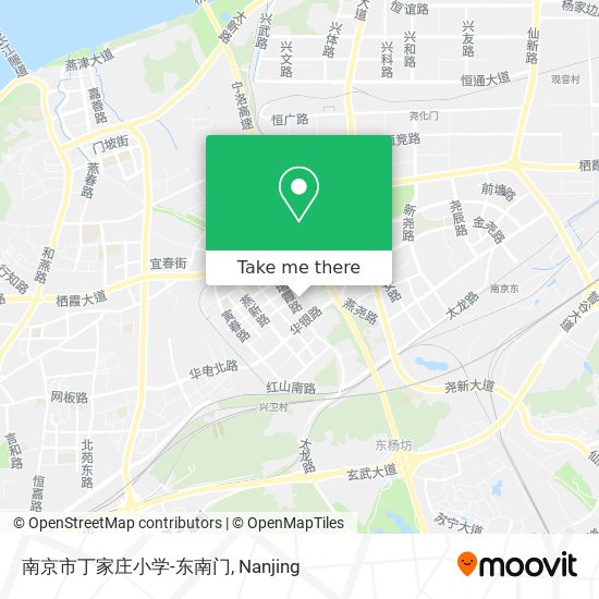 南京市丁家庄小学-东南门 map