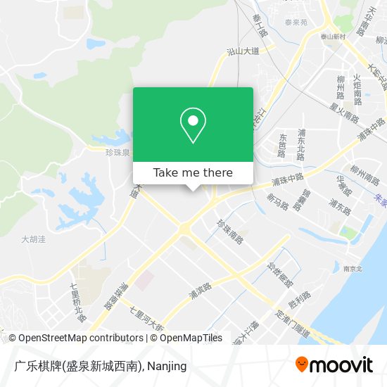 广乐棋牌(盛泉新城西南) map