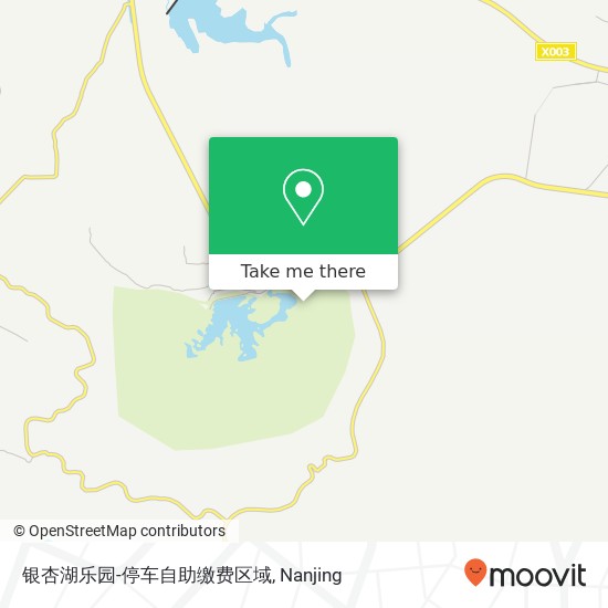 银杏湖乐园-停车自助缴费区域 map