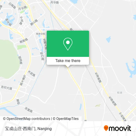 宝成山庄-西南门 map