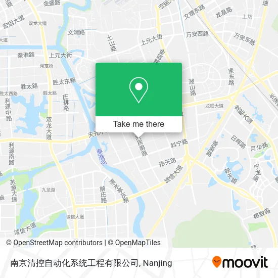 南京清控自动化系统工程有限公司 map