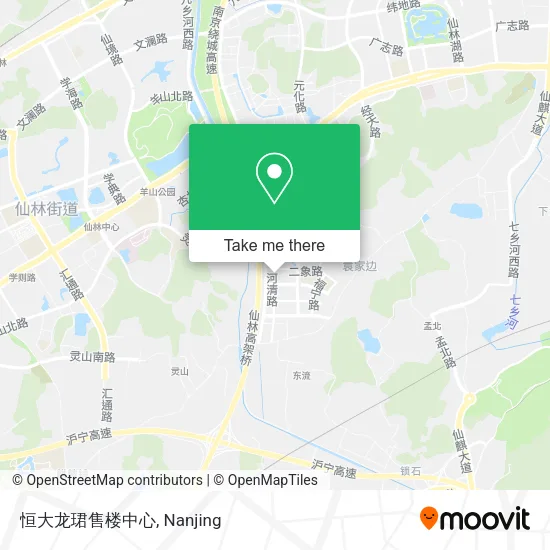 恒大龙珺售楼中心 map
