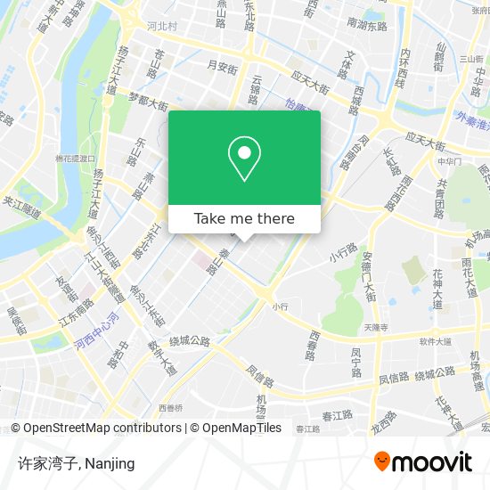 许家湾子 map