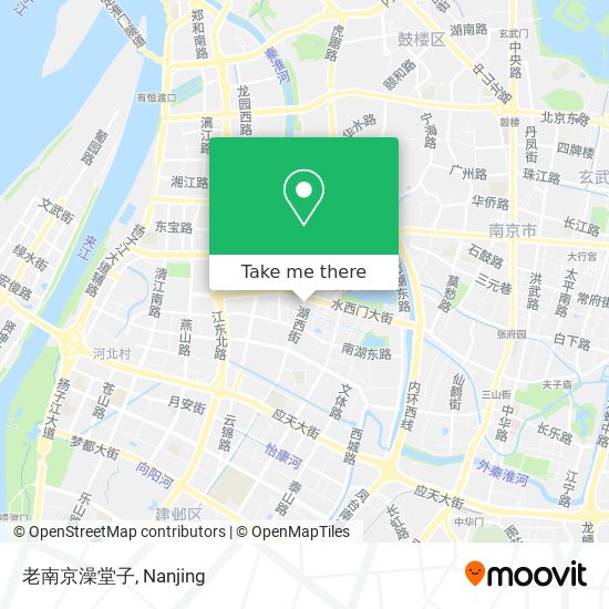 老南京澡堂子 map
