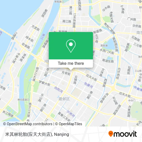 米其林轮胎(应天大街店) map