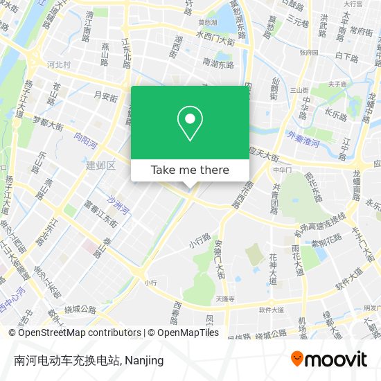 南河电动车充换电站 map